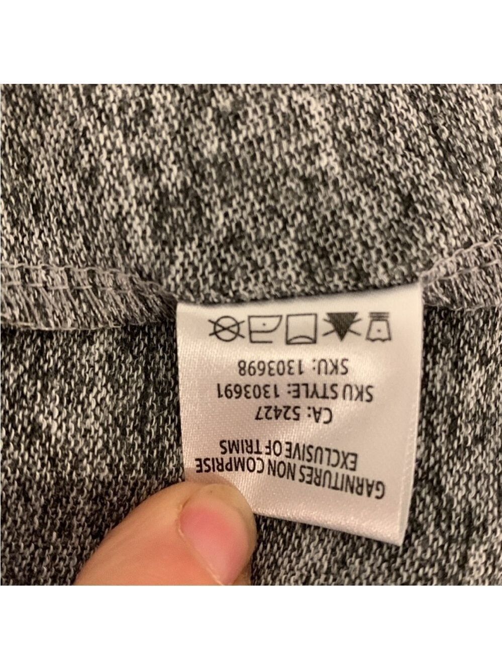 😍CLEARANCE - LILY MORGAN Grey Twist Hem Lightweight Knit Sweater Size 3X - Picture 6 of 12